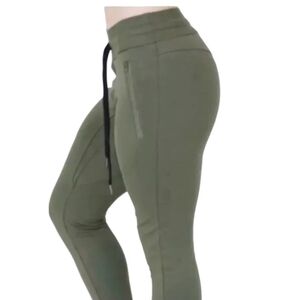 NWT ROKWOLF Olive Green Women's Soft & Comfy Jogger Pants with Drawstring Waist